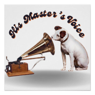 His Master's Voice Poster