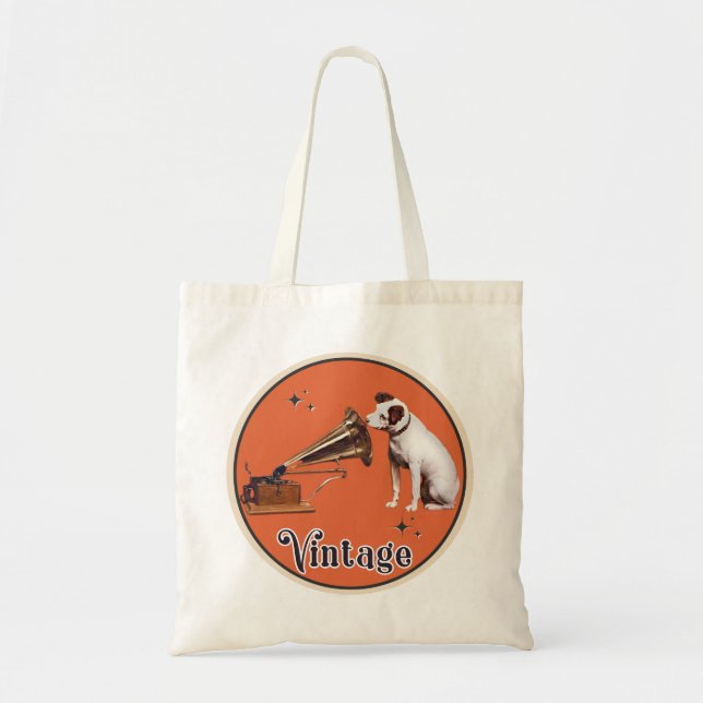 His Master's Voice Tote Bag (Front)