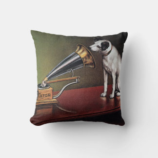 His Master's Voice Vintage Colour Cushion