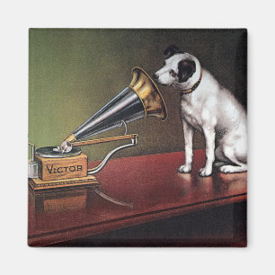 His Master's Voice Vintage Colour Magnet