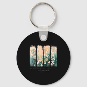 His Mercies Are New Every Morning Christian Jesus  Key Ring