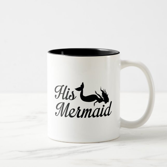 His Mermaid Two-Tone Coffee Mug (Right)
