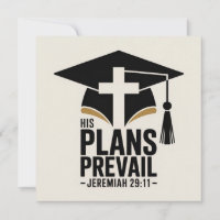 His Plans Prevail Christian Graduation