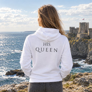His Queen - Bella+Canvas Full-Zip Hoodie