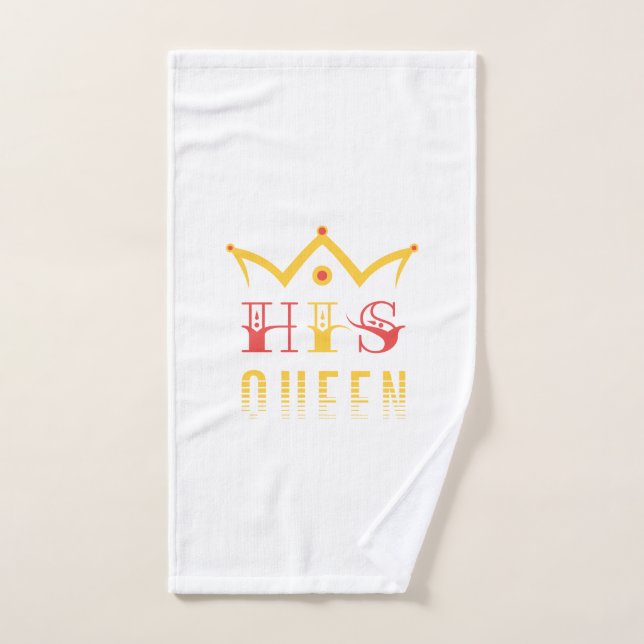 His Queen Hand Towel (Hand Towel)