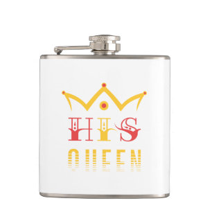 His Queen Hip Flask