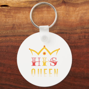 His Queen Key Ring