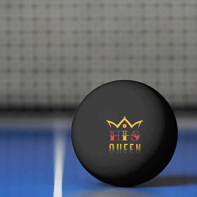 His Queen Ping Pong Ball (Net)