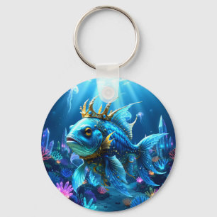 His Royal Fishness Key Ring