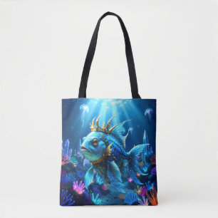 His Royal Fishness Tote Bag