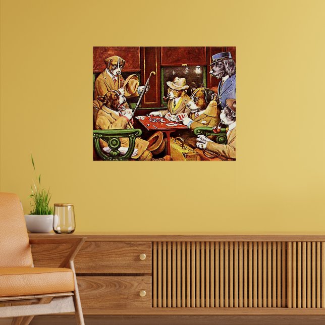 His Station and Four Aces Poster (Living Room 2)