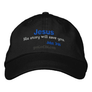 His story will save you gotGod316.com Wool Embroidered Hat