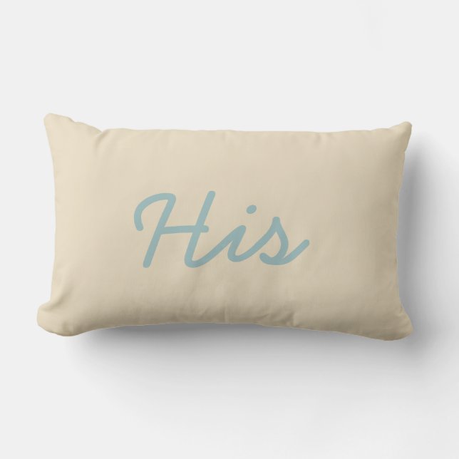 His Throw Pillow (Front)