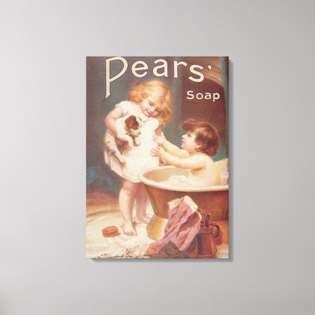 'His Turn Next', from the Pears Annual Canvas Print (Front)