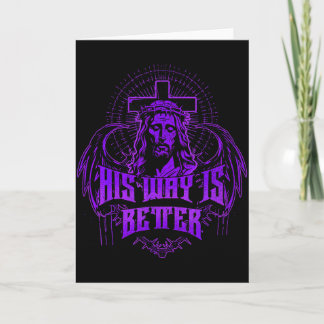 His Way Is Better - Jesus Streetwear  Card