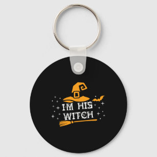 His Witch Matching Couples Halloween Costume For C Key Ring