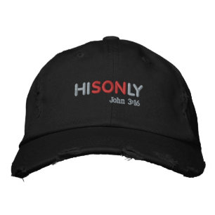 HISONLY Bible Quote Customise It Embroidered Hat