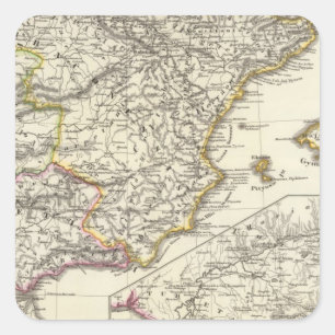Hispania 2 square sticker