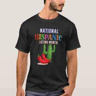 Hispanic Ceremony Month Prideful Latin Spanish Ami T-Shirt