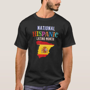 Hispanic Ceremony Month Prideful Latin Spanish Ami T-Shirt
