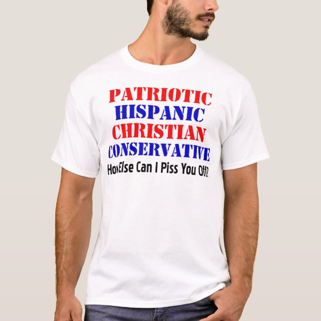 Hispanic Conservative! T-Shirt (Front)