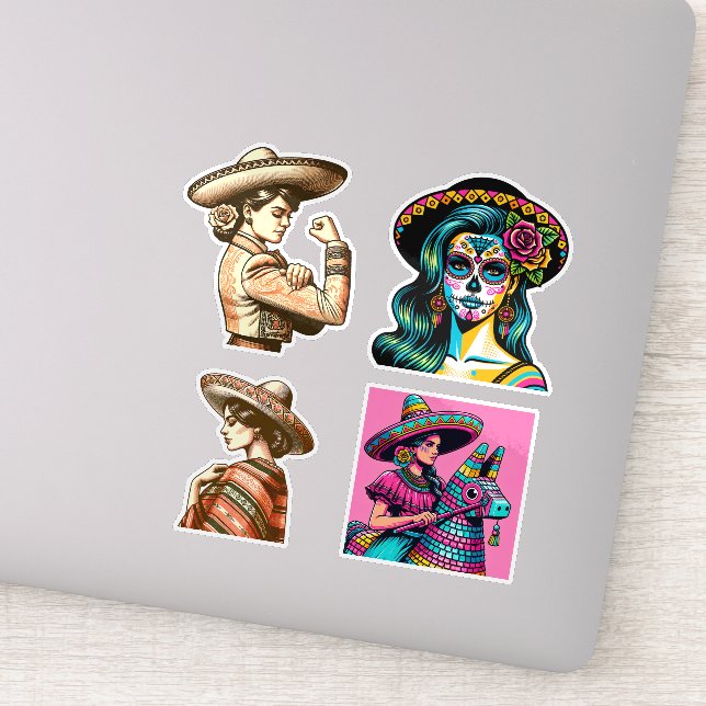 Hispanic Heritage Festive Stickers (Detail)