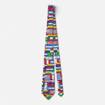 Hispanic Heritage Flag Tie Latin American Necktie