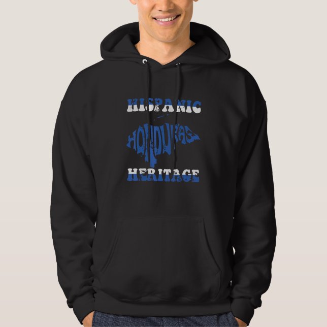 Hispanic Heritage Honduras Flag Hispanic Heritage  Hoodie (Front)