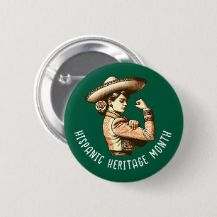 Hispanic Heritage Month 6 Cm Round Badge