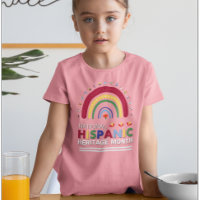Hispanic Heritage Month Boho Rainbow and Flags