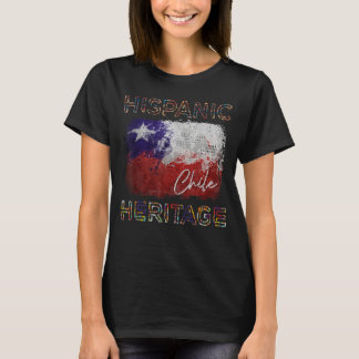Hispanic Heritage Month Chile Flag Latino Chilean T-Shirt