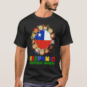 Hispanic Heritage Month Chile Kids Boys Girls T-Shirt