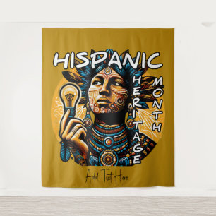 Hispanic Heritage Month Custom Tapestry