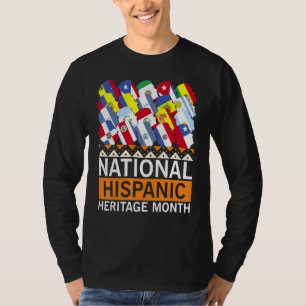 Hispanic Heritage Month For Women Men And Kids Lat T-Shirt