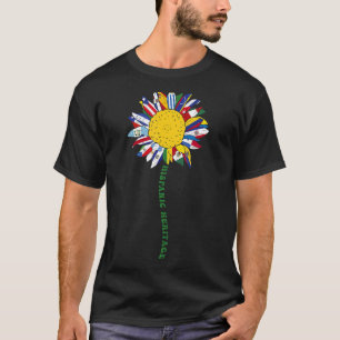 Hispanic Heritage Month Latino Countries Flags Flo T-Shirt