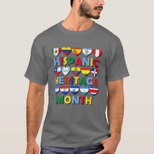 Hispanic Heritage Month Latino Heritage Month Hisp T-Shirt