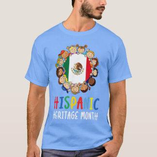Hispanic Heritage Month Latino Meican Flag Boys Gi T-Shirt