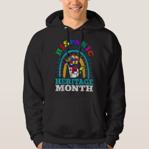 hispanic heritage month latino national flag spani hoodie