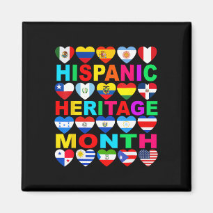 Hispanic Heritage Month National Latino Countries Magnet
