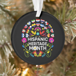 Hispanic Heritage Month National Latino Countries Ornament