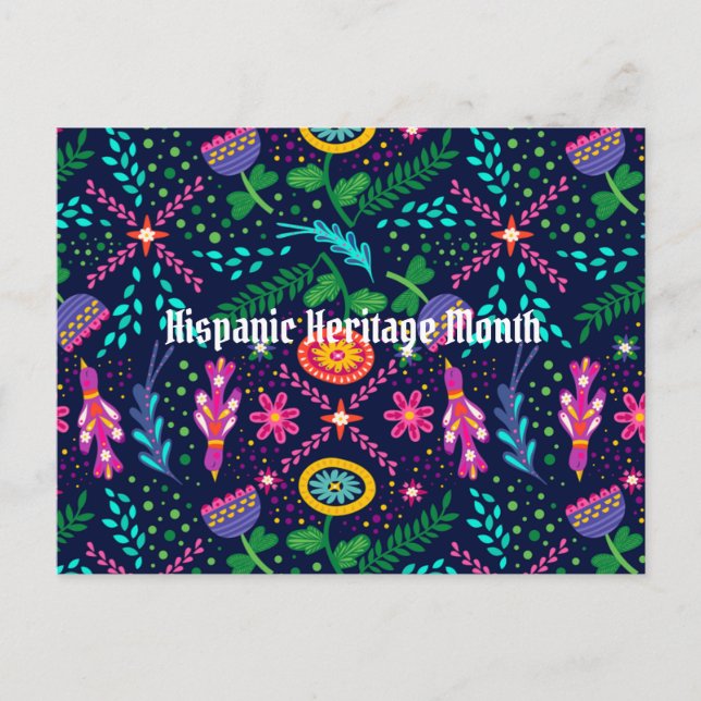 Hispanic Heritage Month Postcard (Front)
