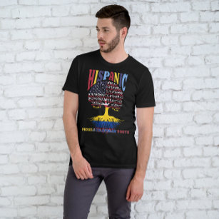 Hispanic Heritage Month Proud Colombian roots  T-Shirt