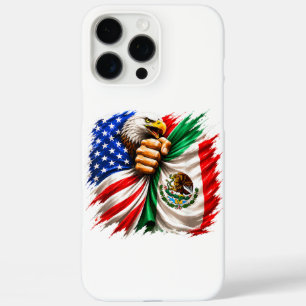 Hispanic Heritage Month USA Mexico Flag iPhone 16 Pro Max Case