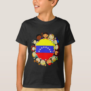 Hispanic Heritage Month Venezuela Kids Boy Venezue T-Shirt