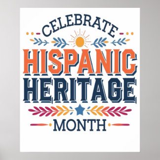 hispanic herutage  month poster