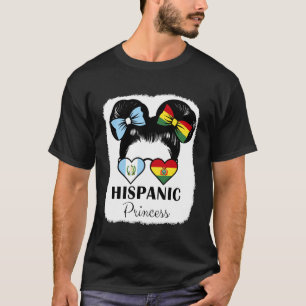 Hispanic Princess Roots Guatemala and Bolivia Mix  T-Shirt