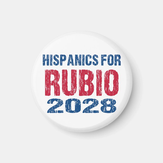 Hispanics for Rubio 2028 Magnet (Front)