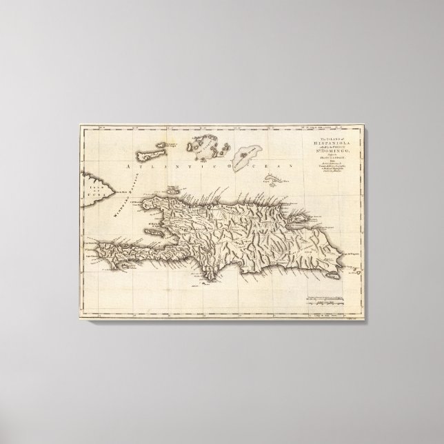 Hispaniola, St Domingo Canvas Print (Front)