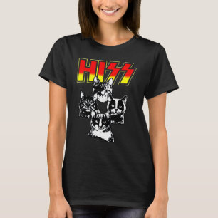 Hiss  Cute Cat Mum Kitten Cats  Rock  Tee