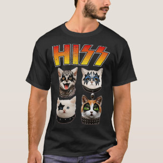 Hiss Funny Cat LoverTShirt T-Shirt